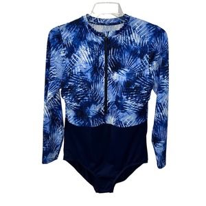 Lands’ End Long Sleeve Tugless One Piece Swimsuit | NWT | Size 18W